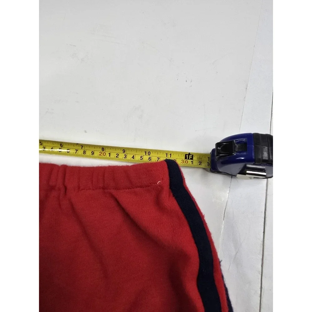Vintage Track Pants Zip Legs Size 22X26 Red‎ 80s Basketball Track School College